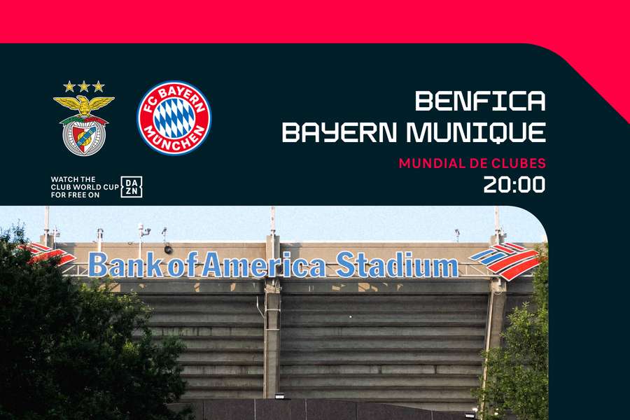 Benfica defronta o Bayern Munique