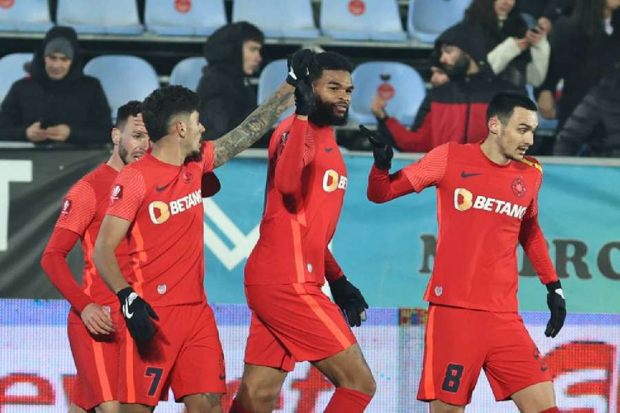 Malcom Edjouma (26 ani) a adus victoria lui FCSB la Voluntari, după ce a înscris în minutele 45 și 79