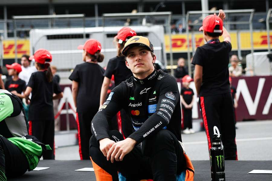Piastri blames himself after opening lap crash in Azerbaijan