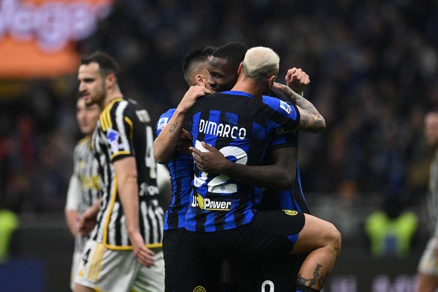 La gioia dell'Inter e uno sconsolato Gatti
