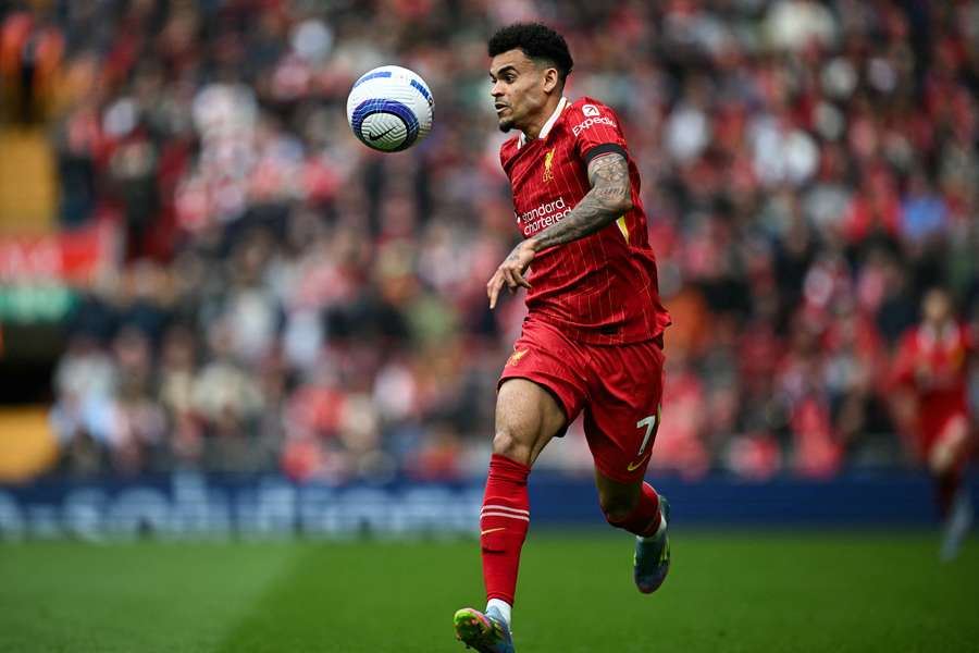 Luis Díaz, en Anfield