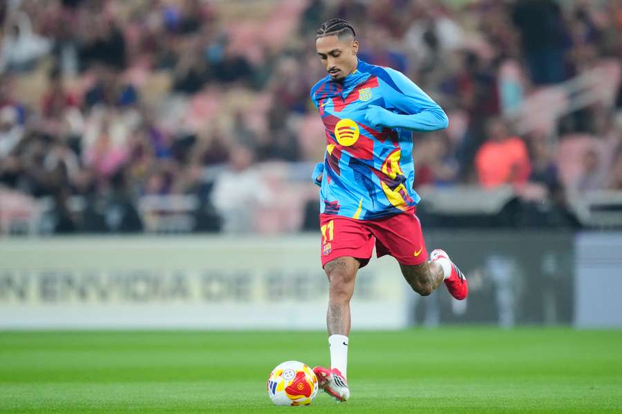 Raphinha, con el Barcelona Raphinha, con el Barcelona