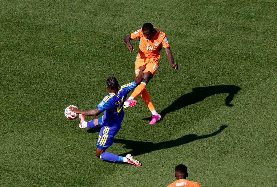 Ivory Coast's Nicolas Pepe scores their second goal Ivory Coast's Nicolas Pepe scores their second goal