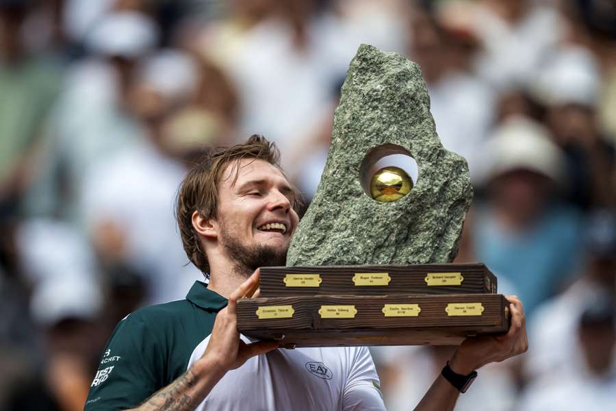 Kazakhstan's Alexander Bublik clinched his first career clay-court title in Gstaad Kazakhstan's Alexander Bublik clinched his first career clay-court title in Gstaad