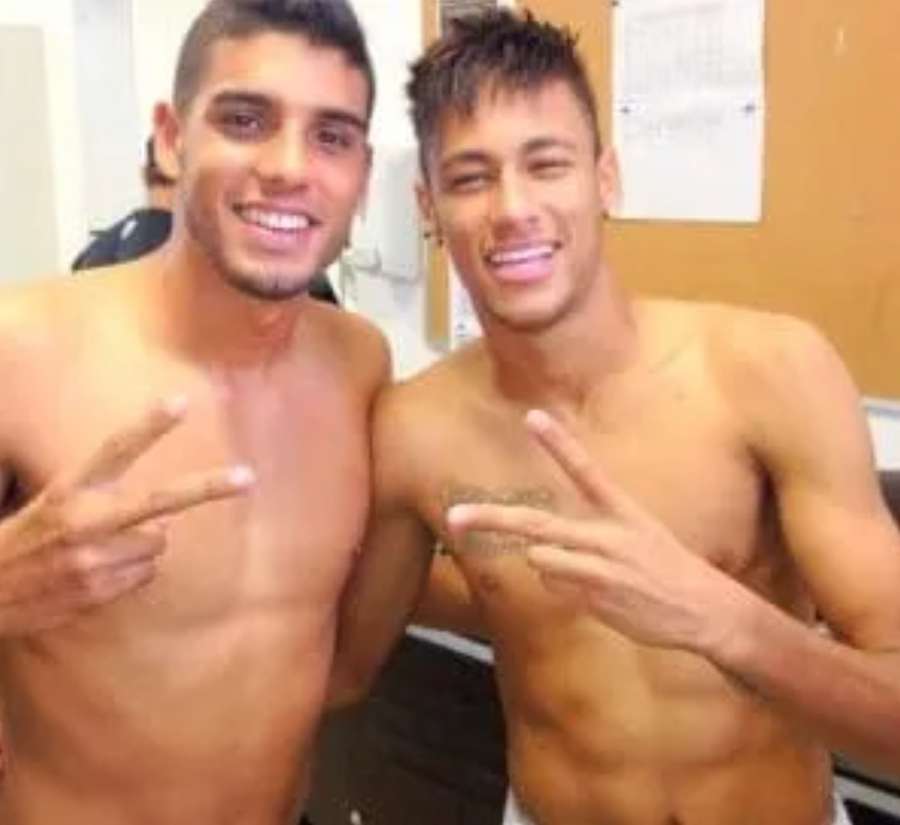 Z Neymarem w kabinie FC Santos