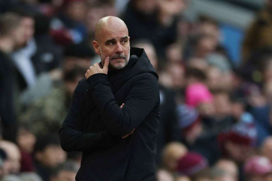 Pep Guardiola, entrenador del Manchester City, está sometido a una presión sin precedentes