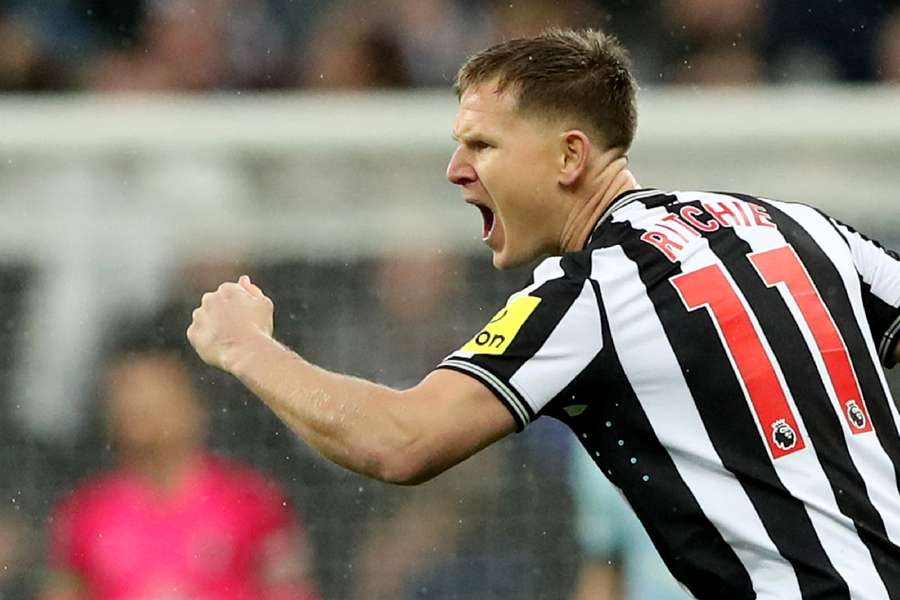 Matt Ritchie celebrates scoring for Newcastle Matt Ritchie celebrates scoring for Newcastle