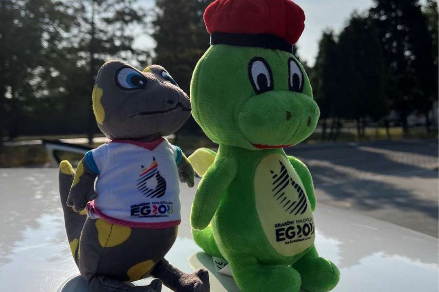 As mascotes dos Jogos Europeus