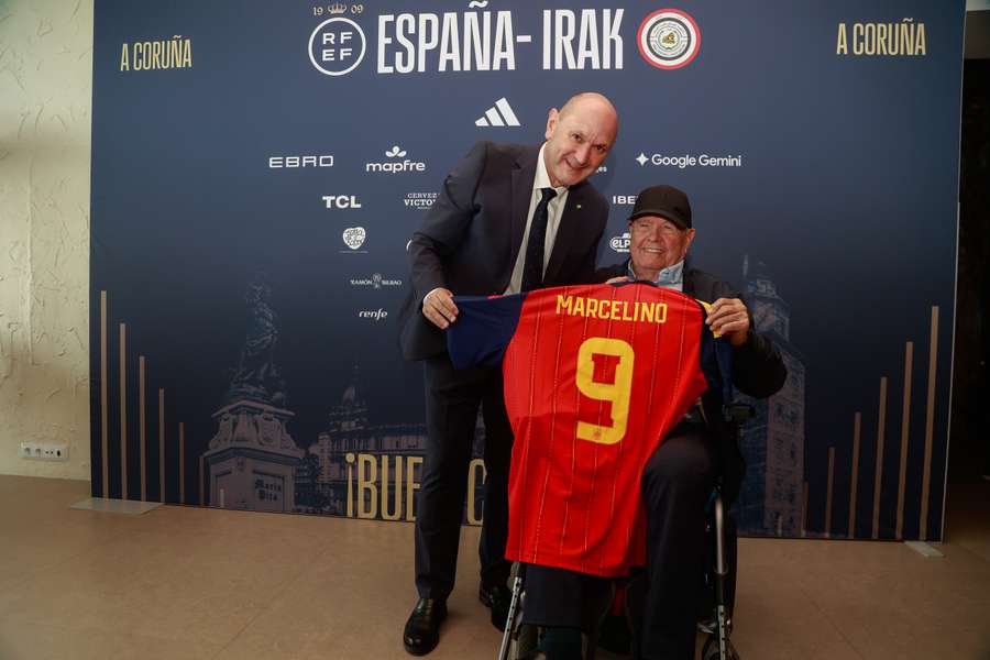 Louzán y el histórico Marcelino