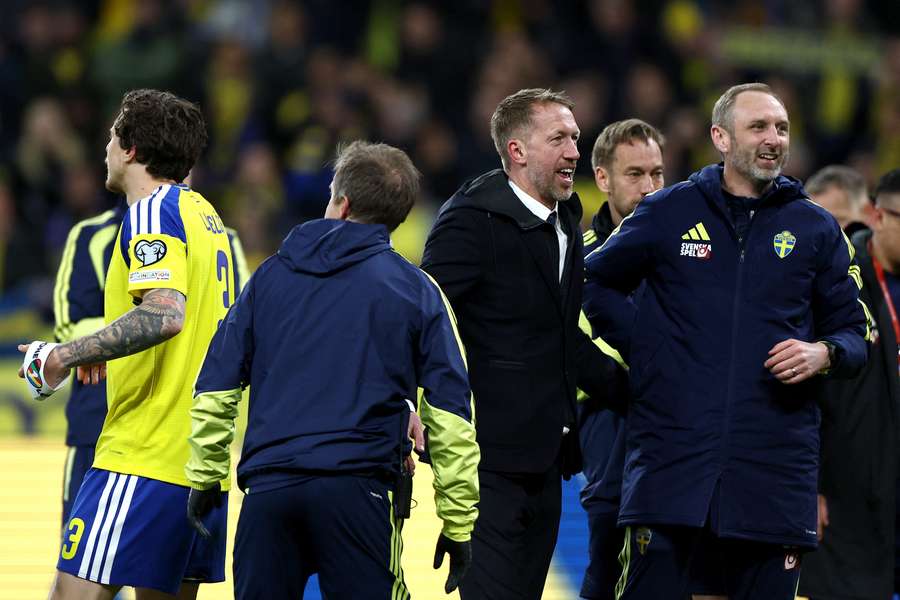 Sweden coach Potter declares World Cup qualifying win "out of body experience"