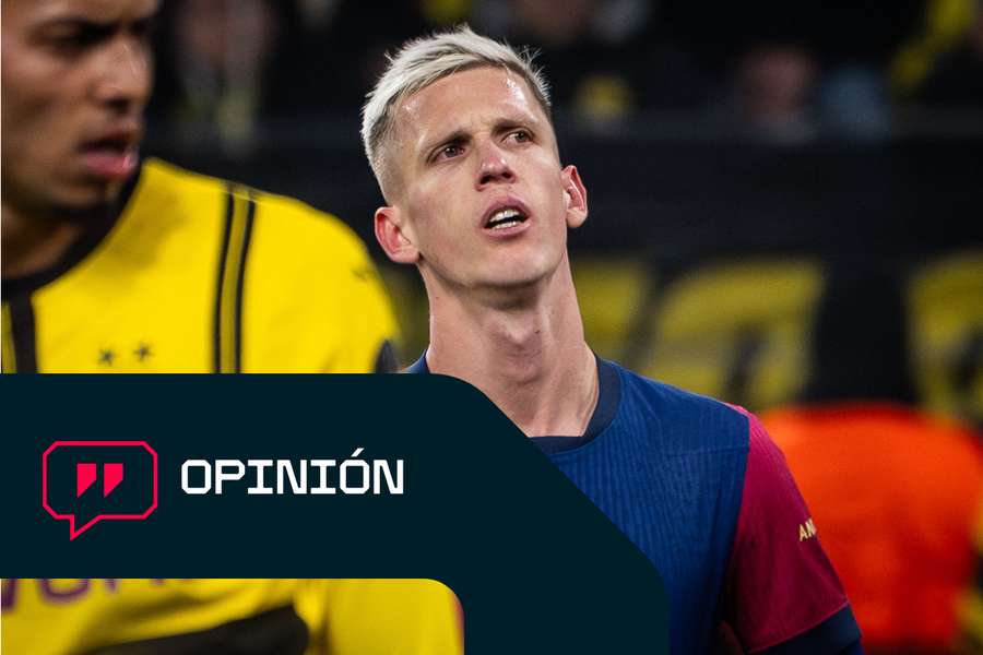 Dani Olmo, con el Barça