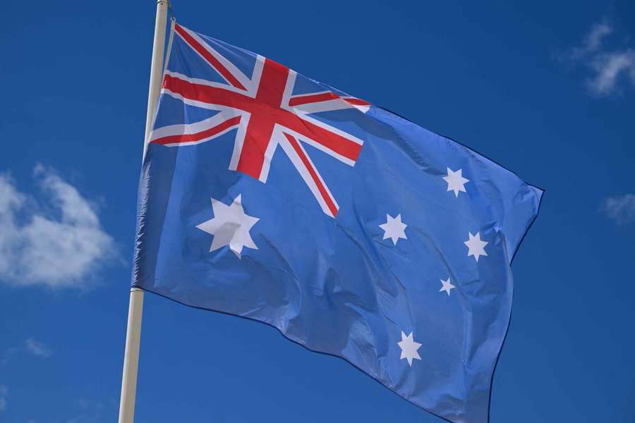 Le drapeau de l'Australie.