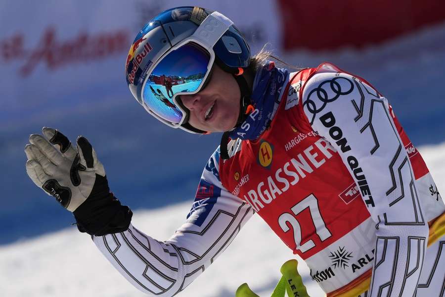 Ester Ledecká skončila třetí ve sjezdu.