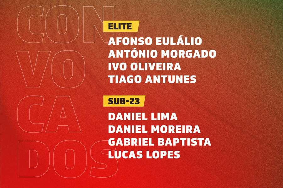 Os convocados de Portugal