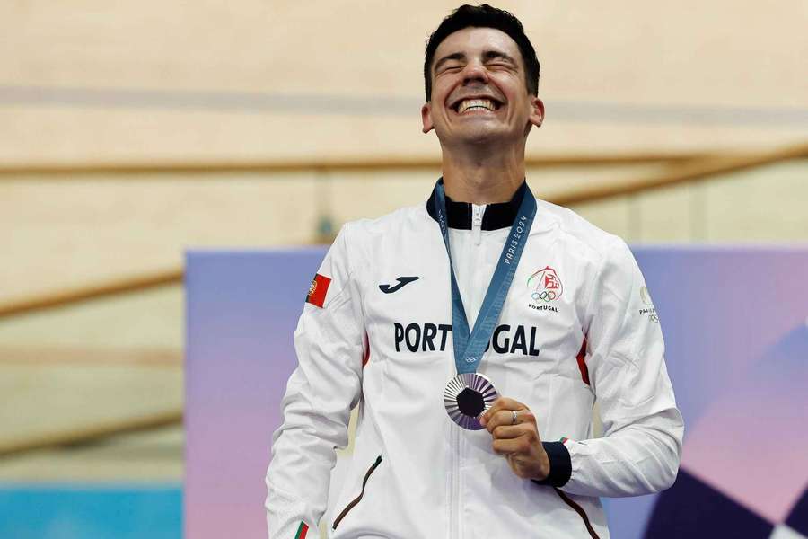 Iúri Leitão conquistou a medalha de prata em omnium, a segunda de Portugal nos Jogos Olímpicos