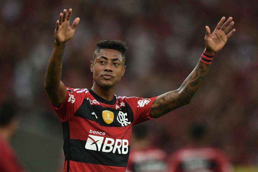 Bruno Henrique deixou sua marca na goleada do Fla sobre o Aucas