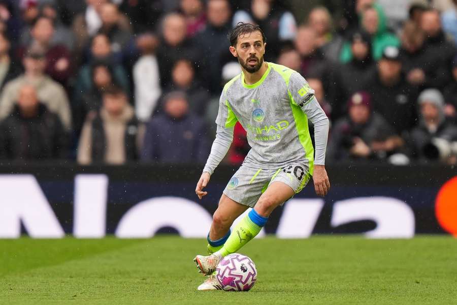 Bernardo em destaque no Manchester City Bernardo em destaque no Manchester City