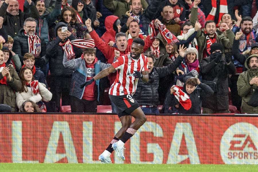 Williams celebrates his goal