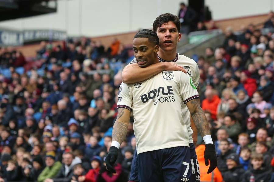 Summerville among goals as West Ham beat Burnley