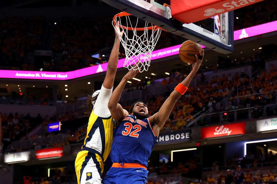Karl Anthony-Towns marcou 20 dos seus 24 pontos na partida no último quarto