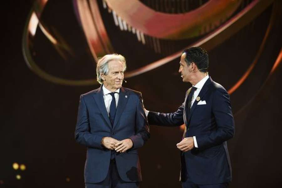Jorge Jesus com Pedro Proença nos Portugal Football Globes Jorge Jesus com Pedro Proença nos Portugal Football Globes