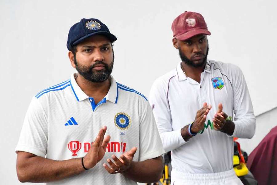 Sharma and Brathwaite at the presentation