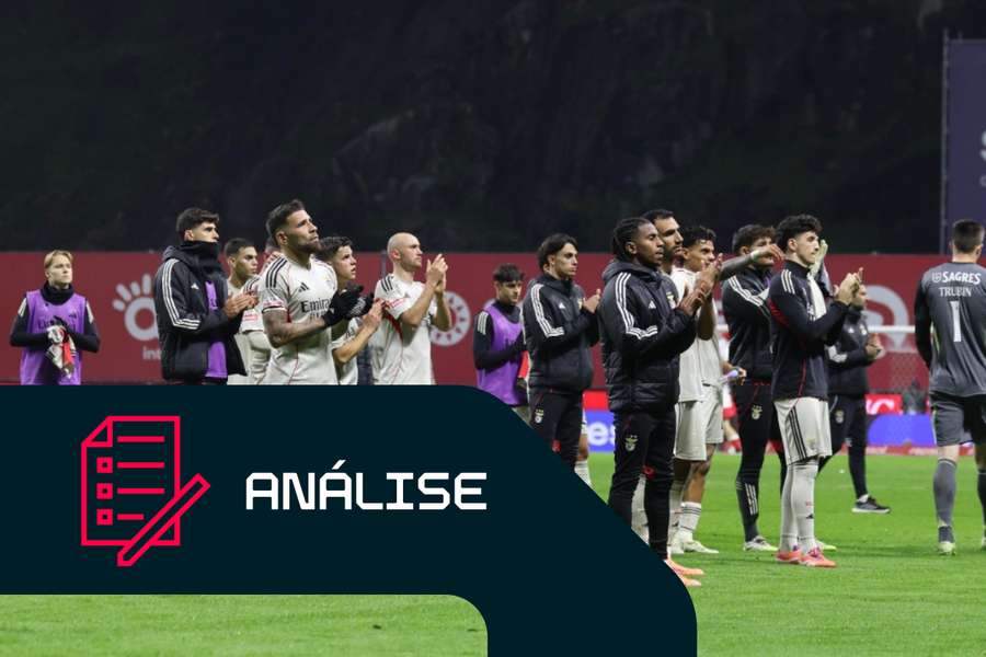 Benfica agradece apoio dos adeptos em Braga