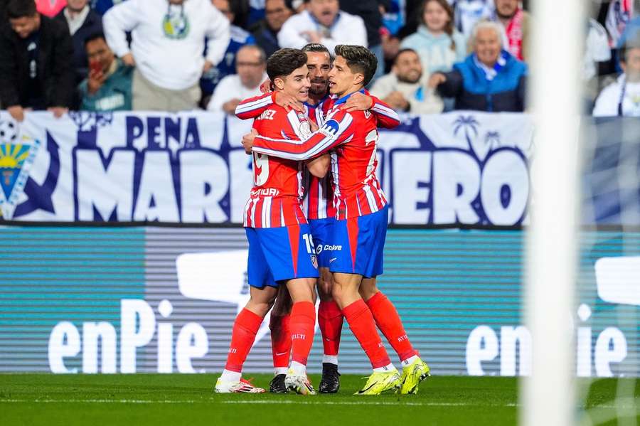 Griezmann marcó el gol del Atleti