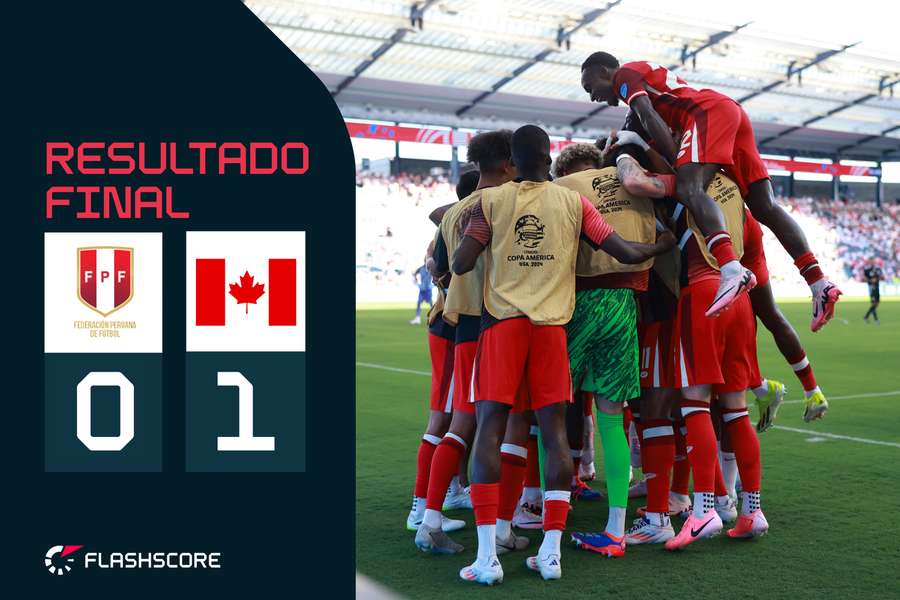 Canadá bate Peru na 2.ª jornada da fase de grupos