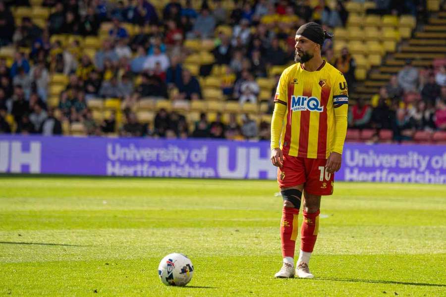 Imran Louza foi figura de proa no Watford Imran Louza foi figura de proa no Watford