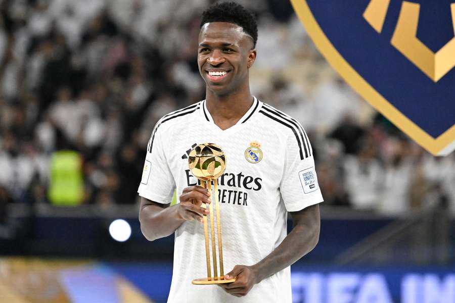 Vinicius Junior foi eleito o melhor jogador da Copa Intercontinental