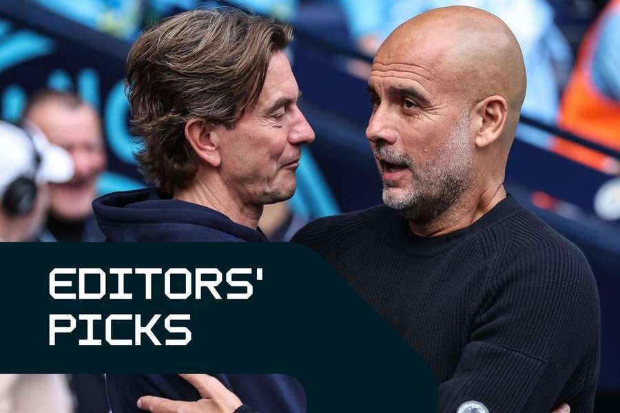 Guardiola and Frank are meeting for the first time since the latter took over at Tottenham