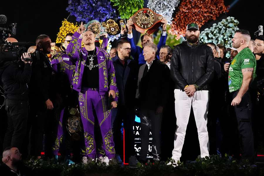 Usyk and Fury ahead of their fight