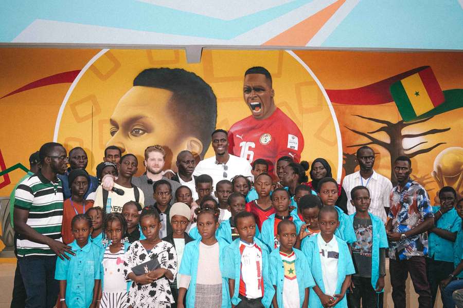 Édouard Mendy torna-se patrono oficial de uma escola em Keur Massar, no Senegal