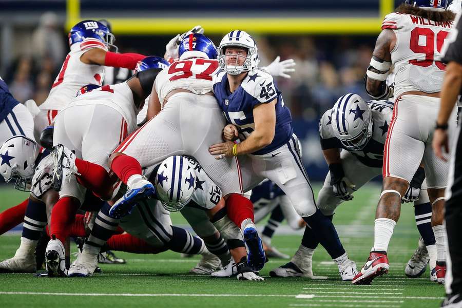 NFL: New England Patriots stadig sidst i AFC East mens Dallas buldrer videre mod Giants