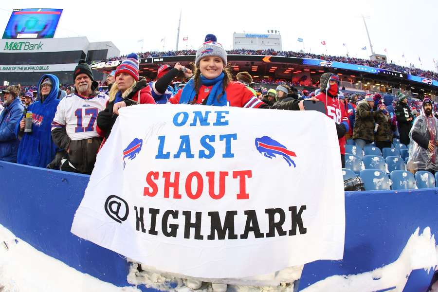 Bills fan during last game at The Ralph