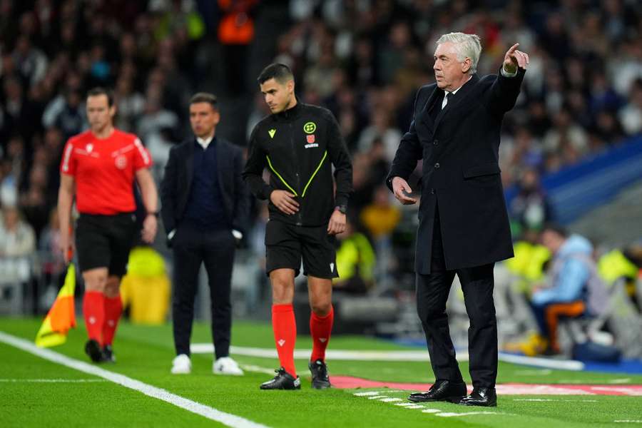 Carlo Ancelotti, treinador do Real Madrid