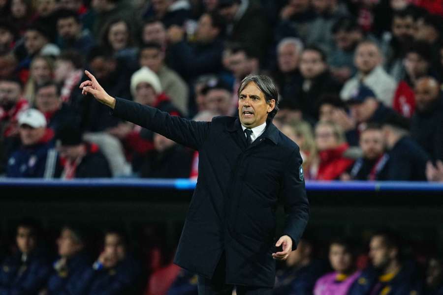 Simone Inzaghi dalla panchina