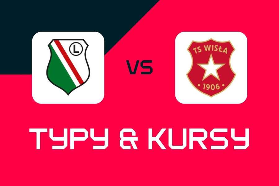 Legia Warszawa - Wisła Kraków: Typy bukmacherskie, najlepsze kursy i zakłady (Ekstraklasa) Legia Warszawa - Wisła Kraków: Typy bukmacherskie, najlepsze kursy i zakłady (Ekstraklasa)