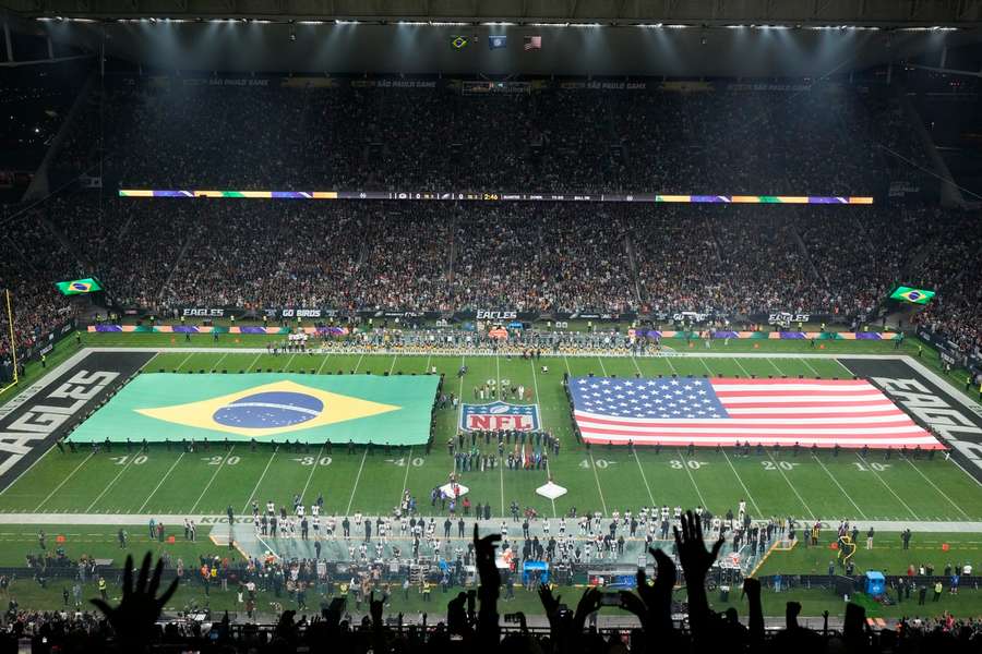 Das NFL-Spiel in Sao Paulo wurde als riesiges Event aufgezogen.