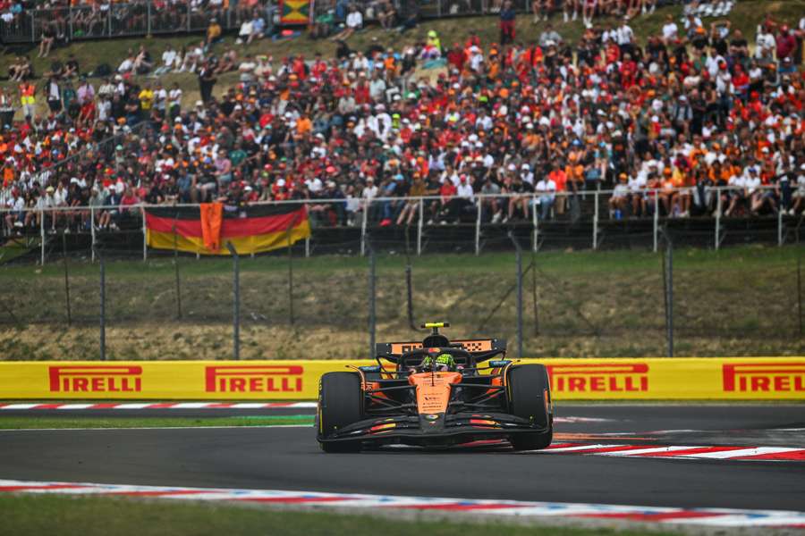 Lando Norris vince il GP d'Ungheriaa