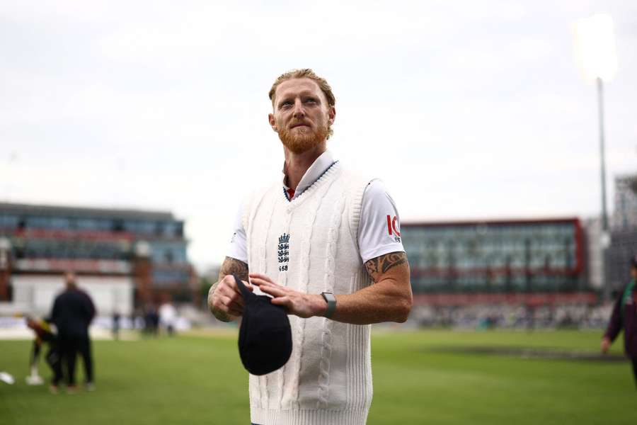 Stokes in action for England