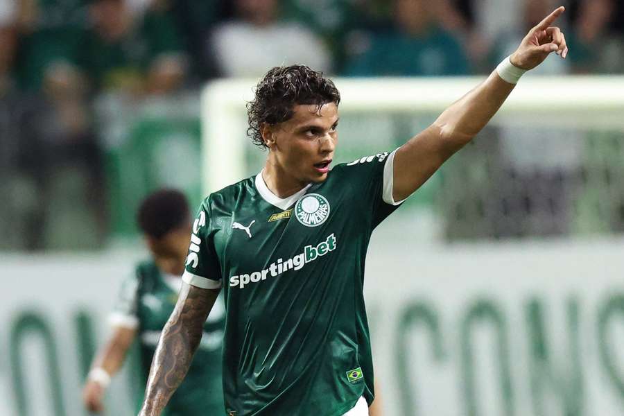 Richard Ríos, goleador ante Cerro Porteño.