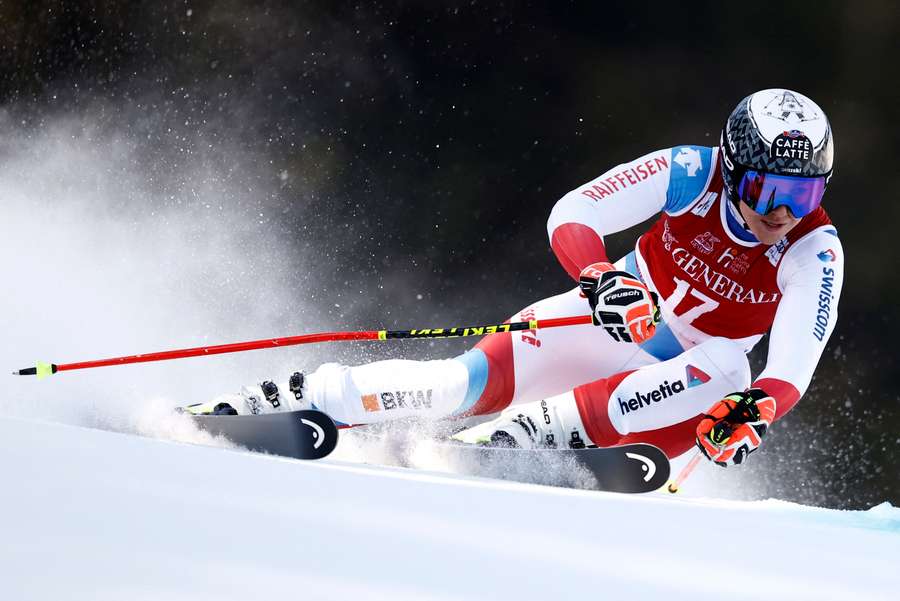 Switzerland's Wendy Holdener in action