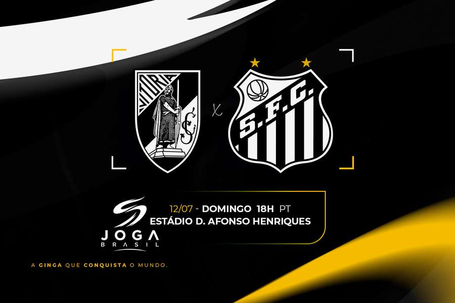 Vitória SC e Santos medem forças a 12 de julho Vitória SC e Santos medem forças a 12 de julho