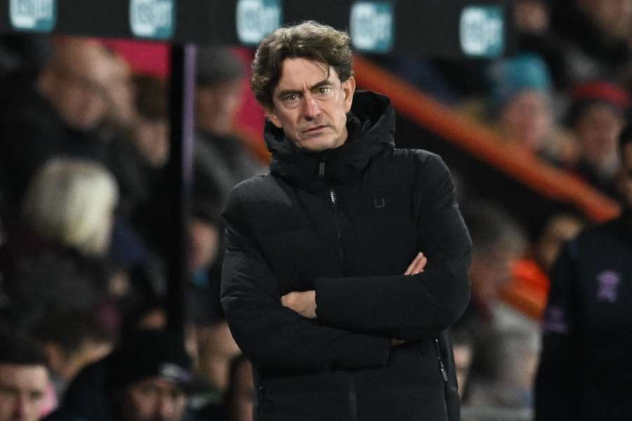Tottenham manager Thomas Frank during the Premier League match against Bournemouth Tottenham manager Thomas Frank during the Premier League match against Bournemouth