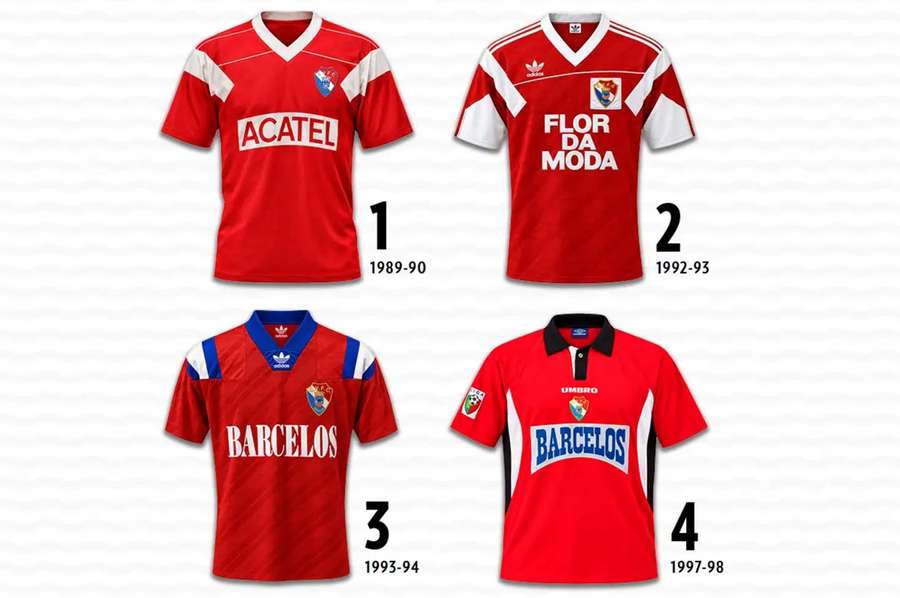 Quatro dos equipamentos antigos do Gil Vicente a votação Quatro dos equipamentos antigos do Gil Vicente a votação