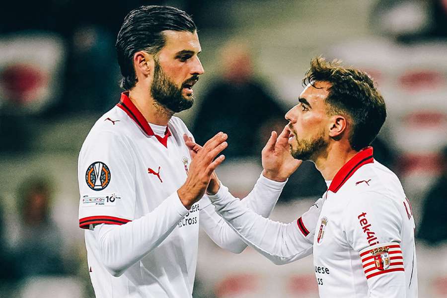 Ricardo Horta com Grillitsch