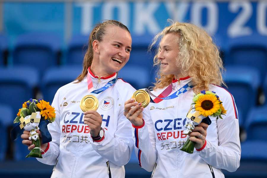 Krejcikova e Siniakova ganharam o ouro nos últimos Jogos Olímpicos