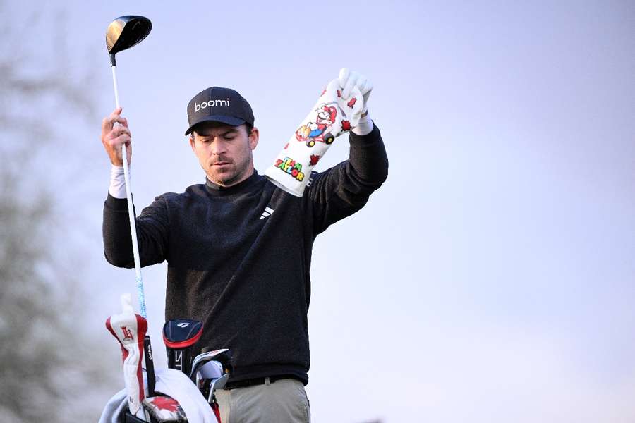 Taylor in action at the Phoenix Open